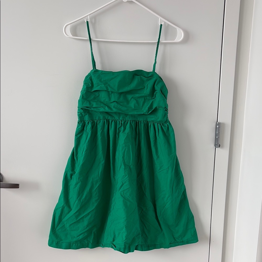 Green Spaghetti Strap Sundress